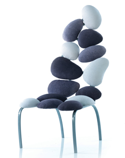 Pebble Chair 1 by Sahil & Sarthak